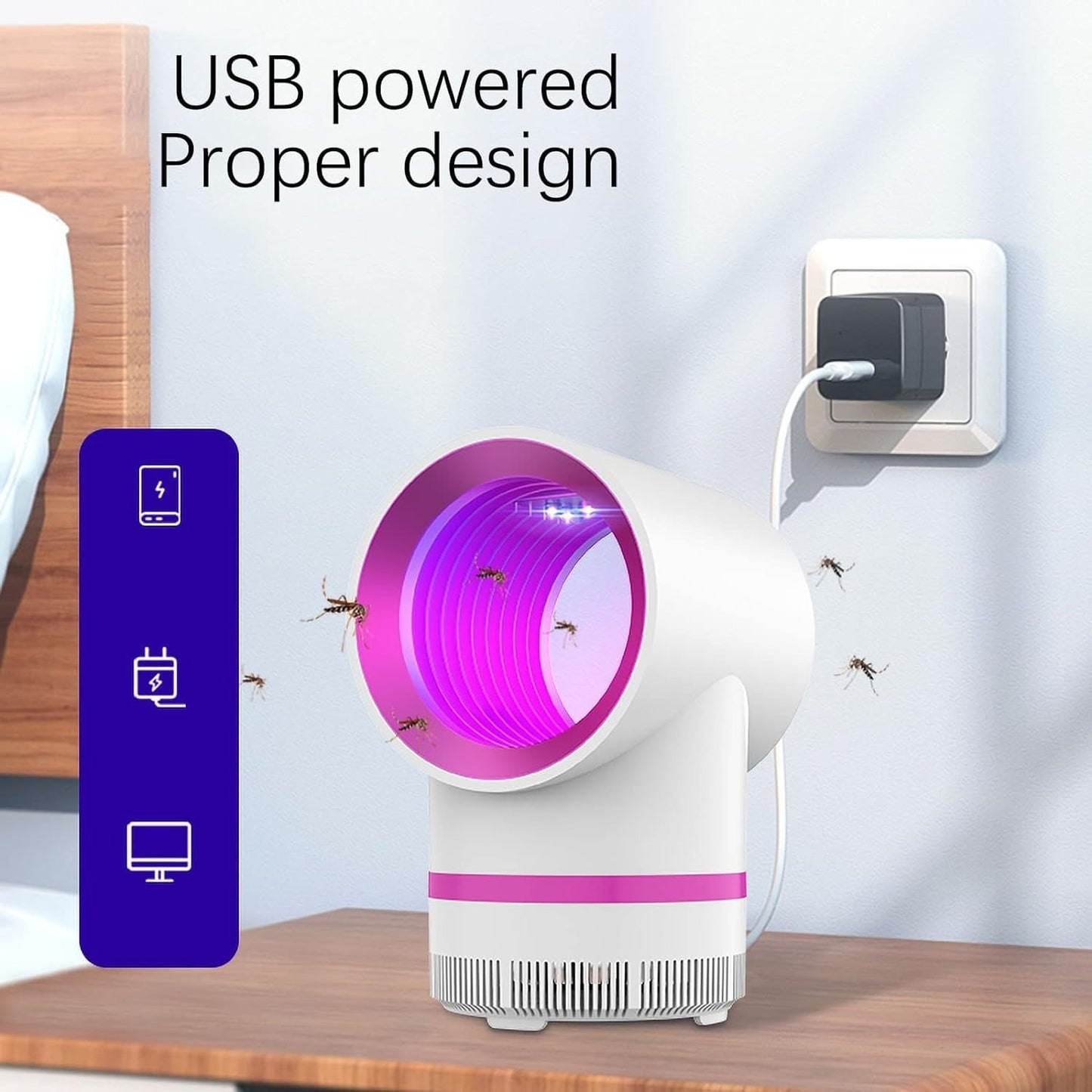 Silent Mosquito Killer Lamp 3D Bionic Killer