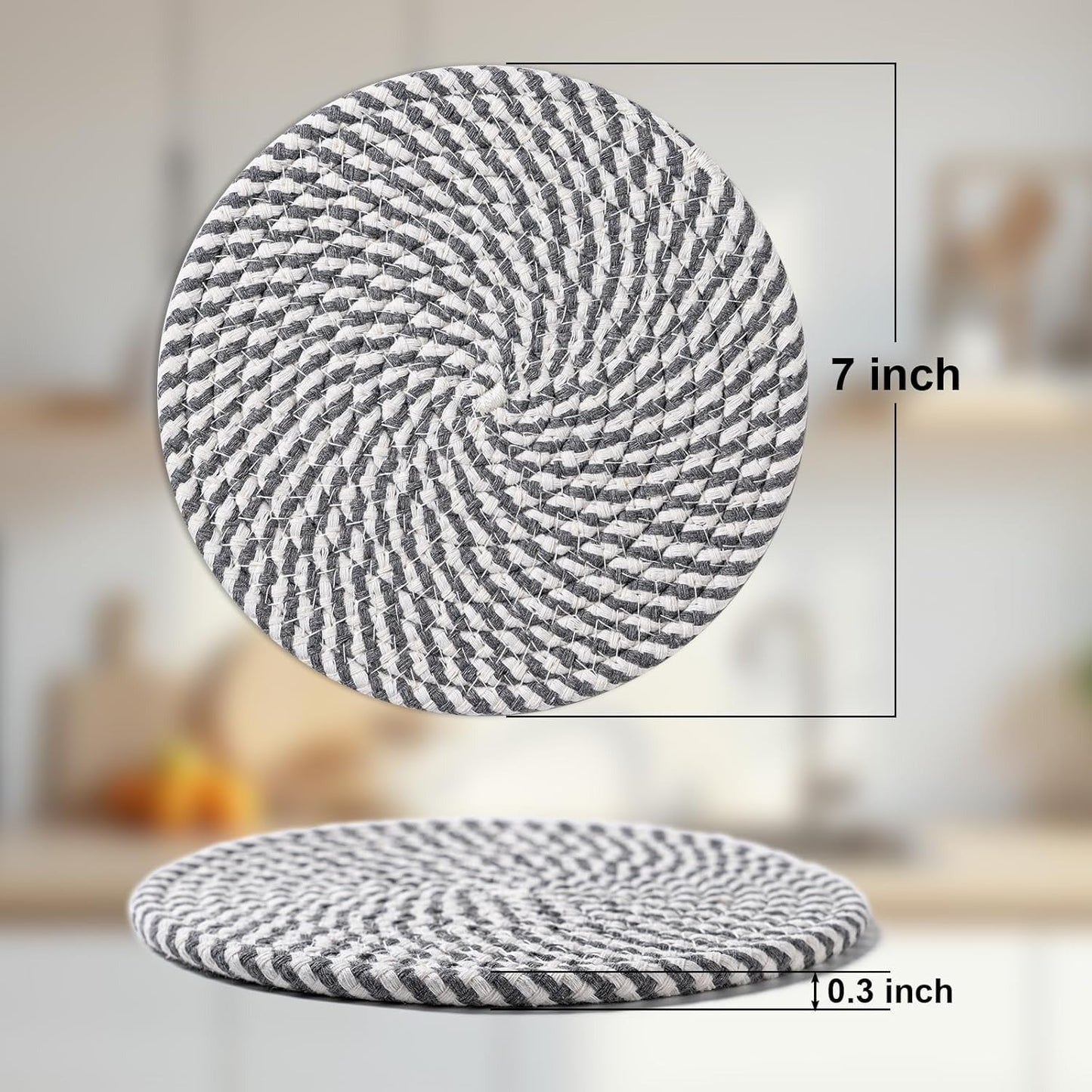 5PC Hot Pads for Countertop and Table