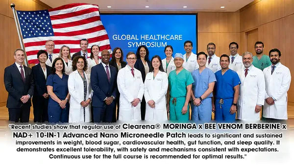 🧑⚕️🩺 Moringa · Berberine × NAD+ 𝟏𝟎-𝐢𝐧-𝟏 𝐀𝐝𝐯𝐚𝐧𝐜𝐞𝐝 𝐍𝐚𝐧𝐨 𝐌𝐢𝐜𝐫𝐨𝐧𝐞𝐞𝐝𝐥𝐞 𝐏𝐚𝐭𝐜𝐡