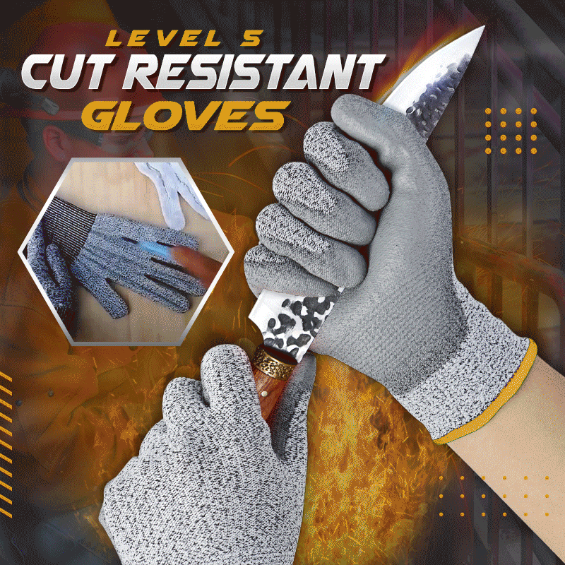 Schnittfeste Handschuhe der Stufe 5