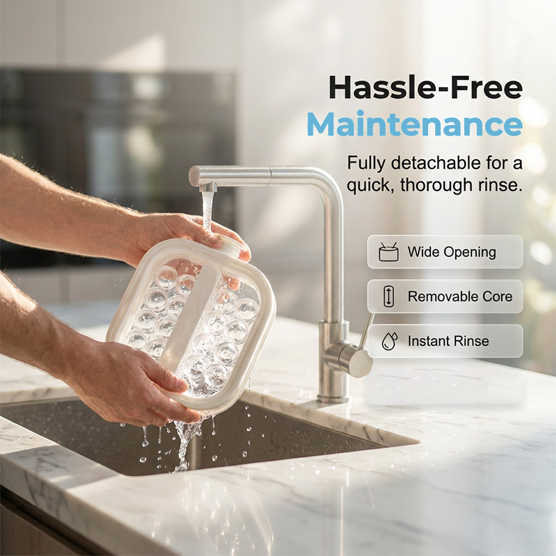 Portable Silicone Ice Ball Maker Bottle 🧊