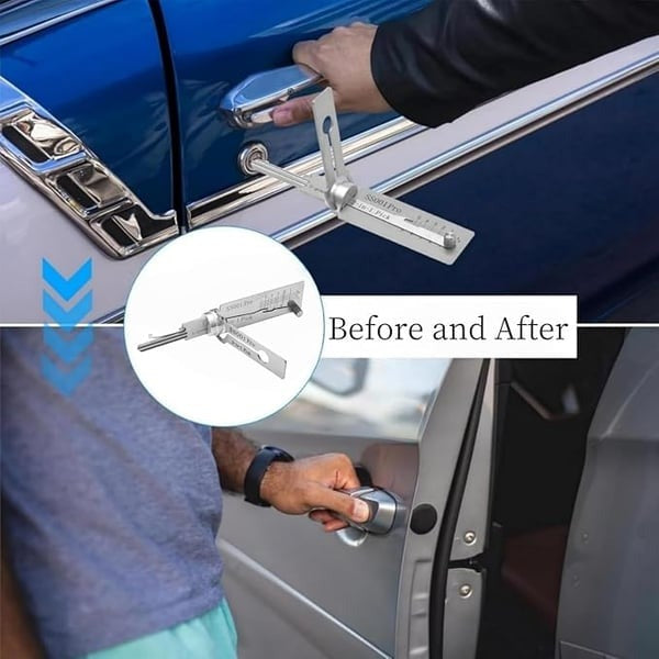 🔑 SS001 Pro Locksmith Tool Set — Stainless Steel, Precision Decoder & Pick
