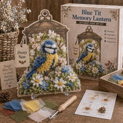 🔥 Always Near 3D Fabric Poke Art Memory Lantern Kit
