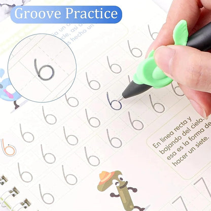 4-Pack Montessori Spanish Copybook Set