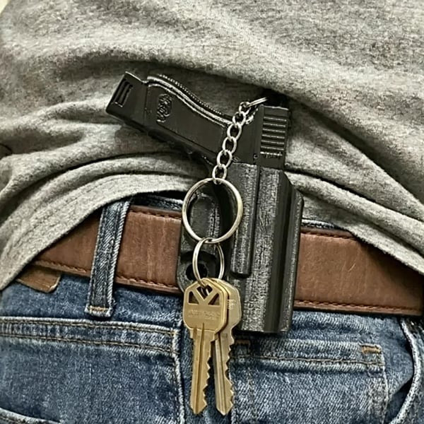 🔑 2026 3D Novelty Keychain — Pocket-Style & Cool