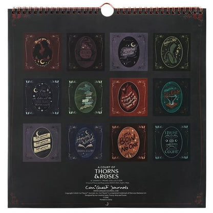 🌙 A Court of Thorns and Roses: Velaris 2027 Weekly Planner ✨ Officially Licensed Fantasy Organizer