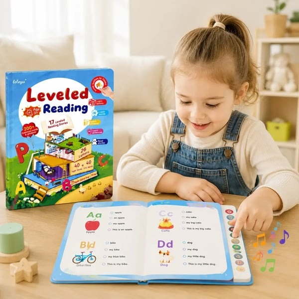 📚 Kids Sound Book — 200+ Words, 17 Learning Themes, Screen-Free