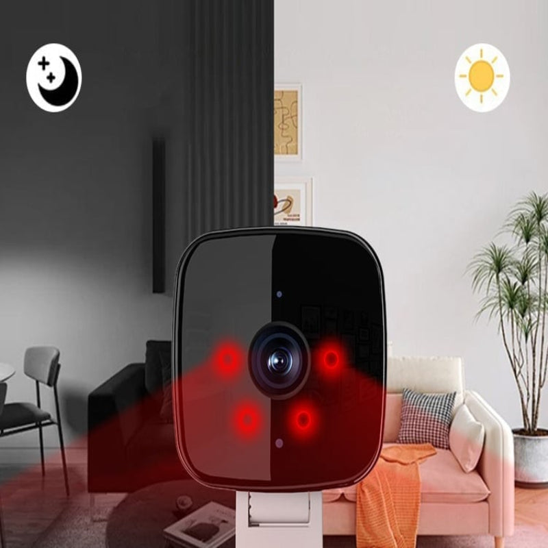 Smart surveillance camera with rat and snake deterrent functions