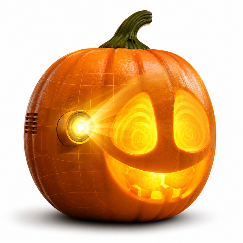 Talking Animated Halloween Pumpkin