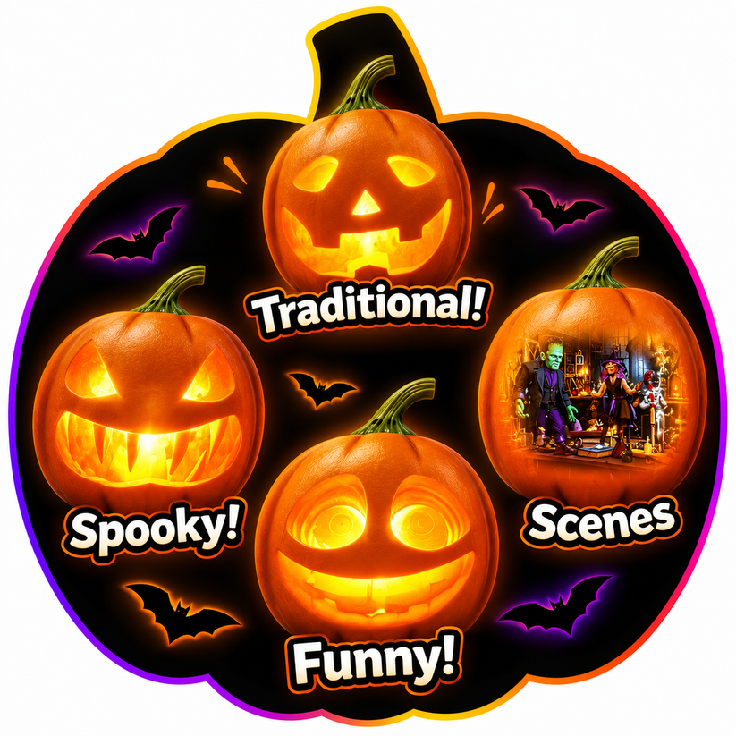Talking Animated Halloween Pumpkin