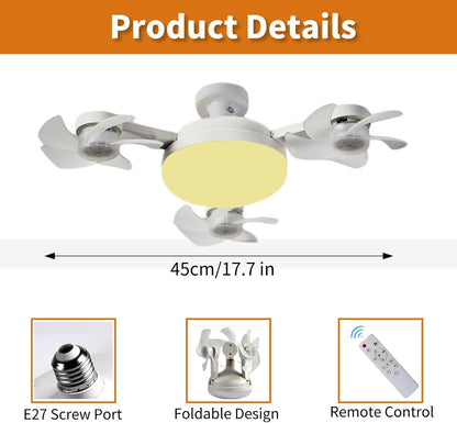 Ceiling Fans with Lights and Remote