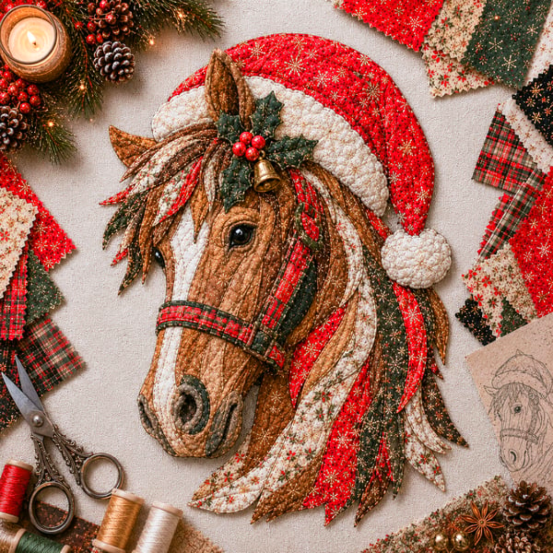 🎅Christmas Patchwork Fabric DIY Decor Kit
