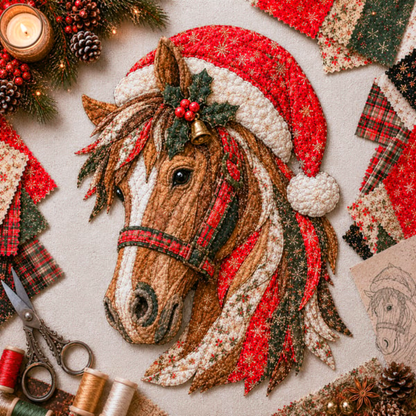 🎅Christmas Patchwork Fabric DIY Decor Kit