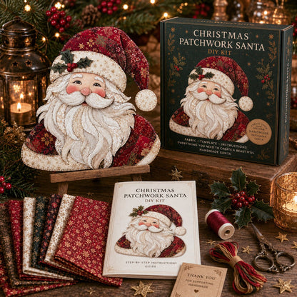 🎅Christmas Patchwork Fabric DIY Decor Kit