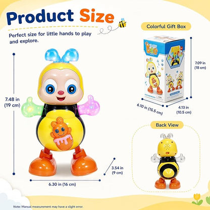 🐝Electric Dancing Bee Toy – Interactive Light & Music Fun