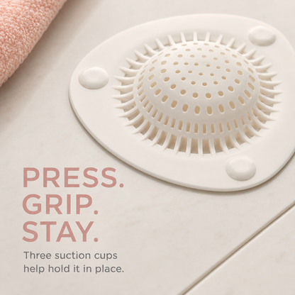 🕳️Hair Catcher Drain Covers – Keep Your Shower Drain Clear