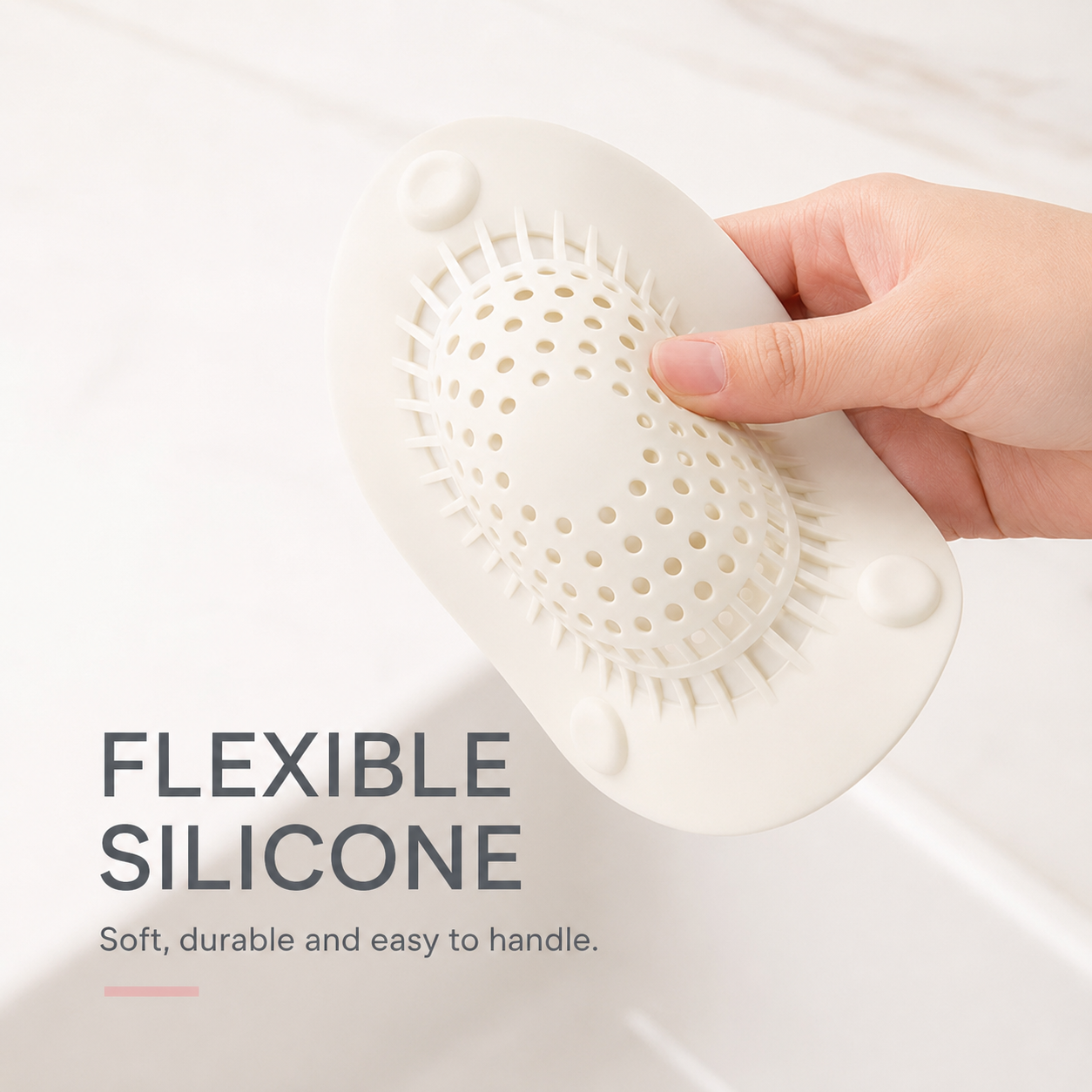 🕳️Hair Catcher Drain Covers – Keep Your Shower Drain Clear