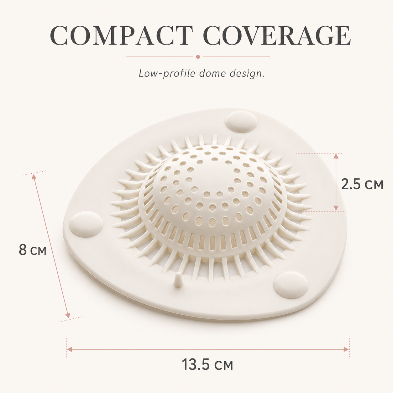 🕳️Hair Catcher Drain Covers – Keep Your Shower Drain Clear