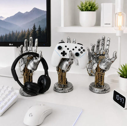 Cyberpunk Gaming Robot Hand  Controller Holder