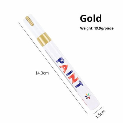 🎨 Oil-Based Paint Marker Pen | Waterproof & Quick-Dry | Tires, Shoes, Glass, Metal & More | 12 Colors