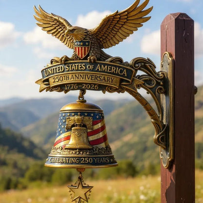 🎊 Ring in the Semiquincentennial: 1776-2026 "Spirit of Liberty" Eagle Bell 🛒 | Buy 2 Get Free Shipping