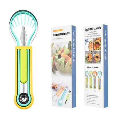 Multi-Functional Fruit Melon Baller Scoop Set