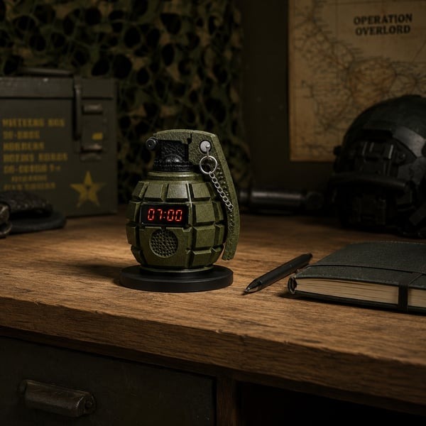 💣Grenade Alarm Clock
