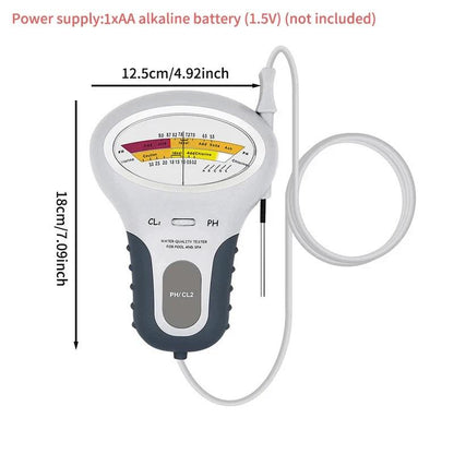 🔬💧 pH and chlorine tester for swimming pools