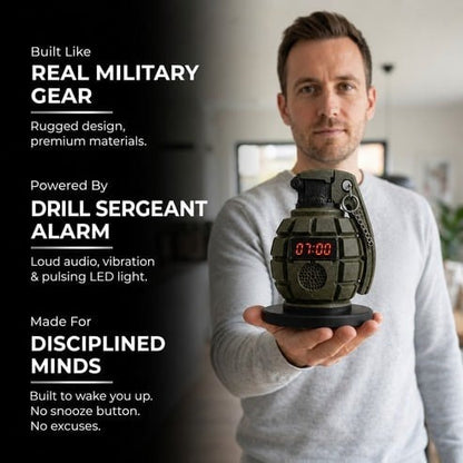 💣Grenade Alarm Clock