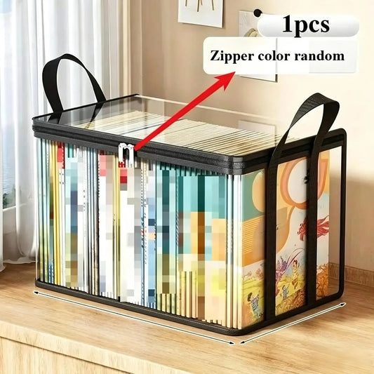 🔥Large Clear Heavy Duty Storage Bin With Hinged Lid