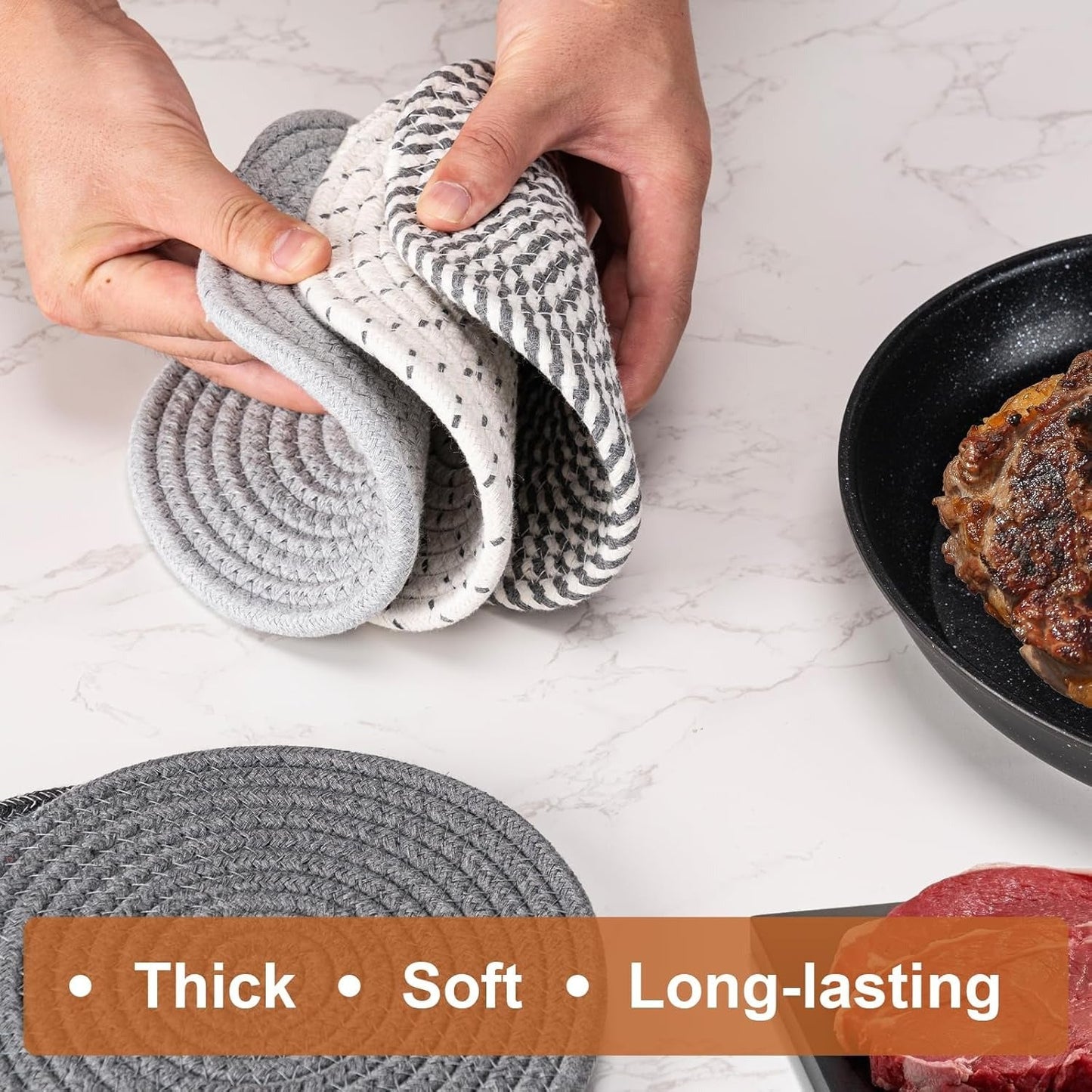 5PC Hot Pads for Countertop and Table