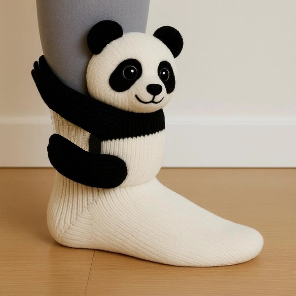 🎄3D Knit Animal Socks