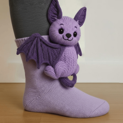 🎄3D Knit Animal Socks
