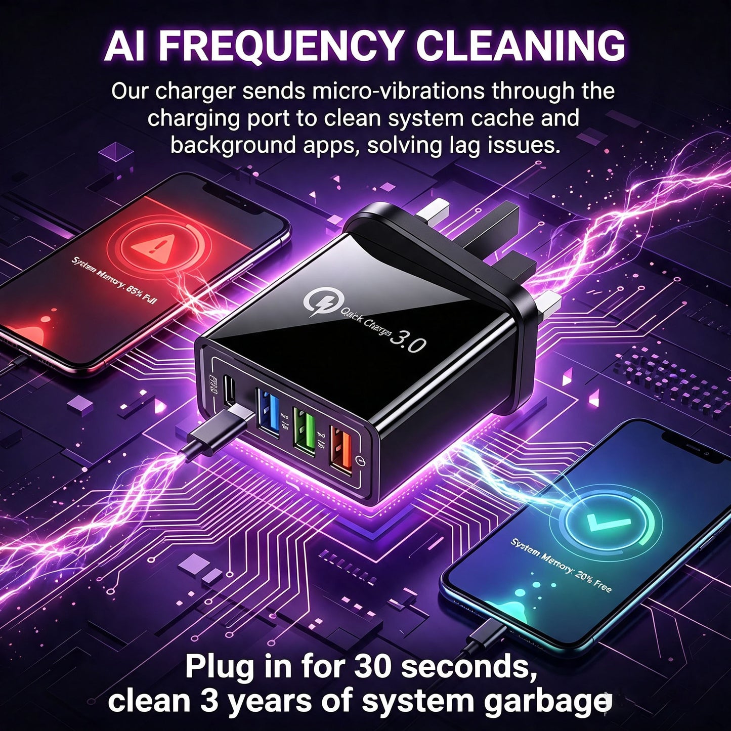 ⚡The Charger Big Tech Hates | 4-Port Quick Charge 3.0