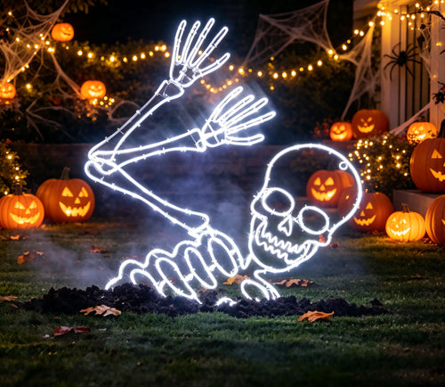 Glowing Halloween Skeleton Decor