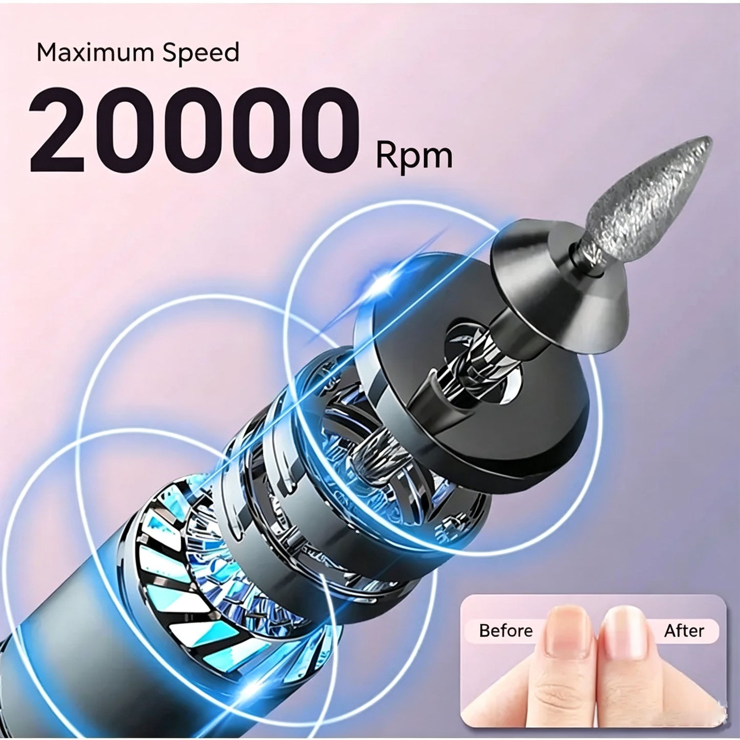 Electric Nail File for Professional Nail Care